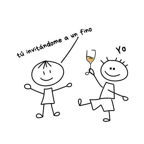 Fino tu invitandome a un fino min