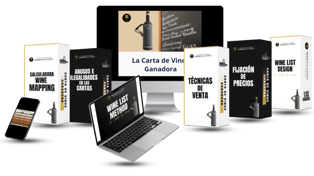 La Carta de Vinos Ganadora Mockup la carta de vinos ganadora 1920 x 1080 px 1280 x 720 px min